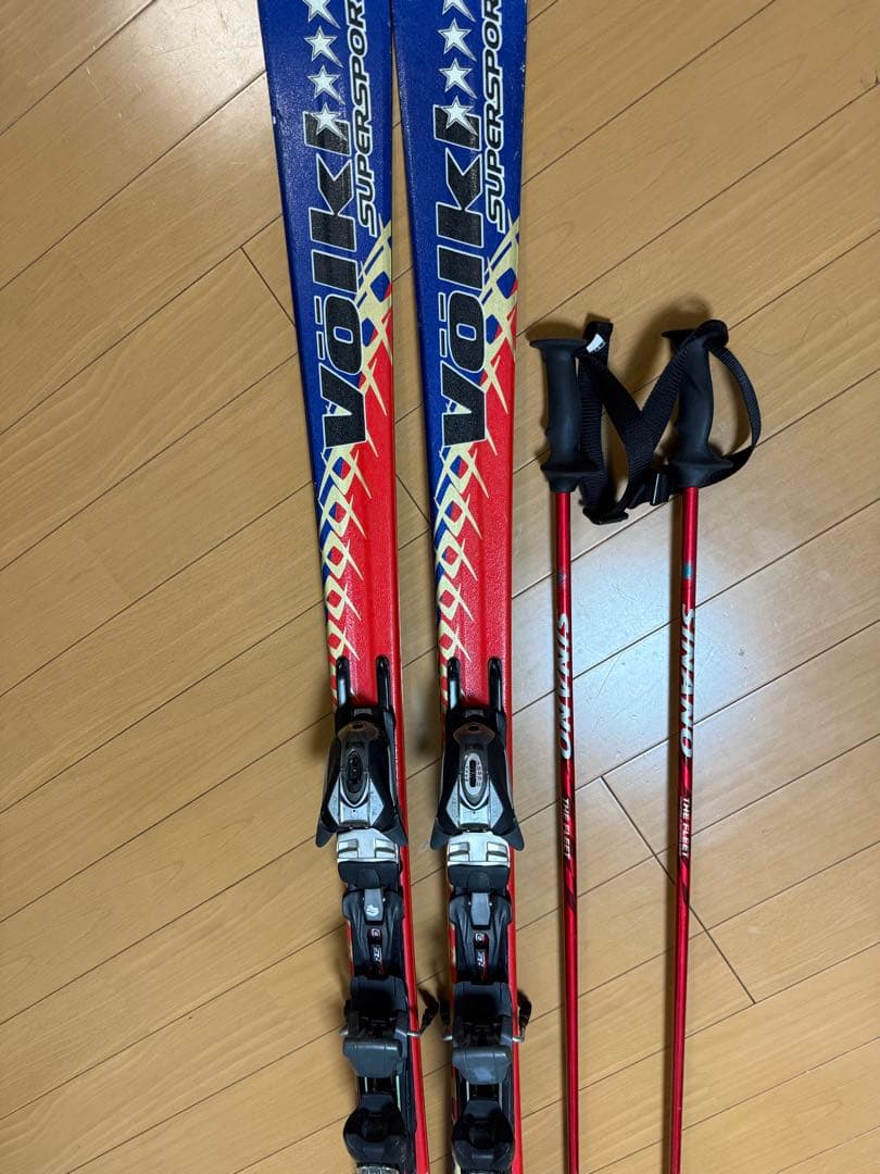 Völkl Supersportスキー板&ストック！　他の所にも掲載早い者勝ち