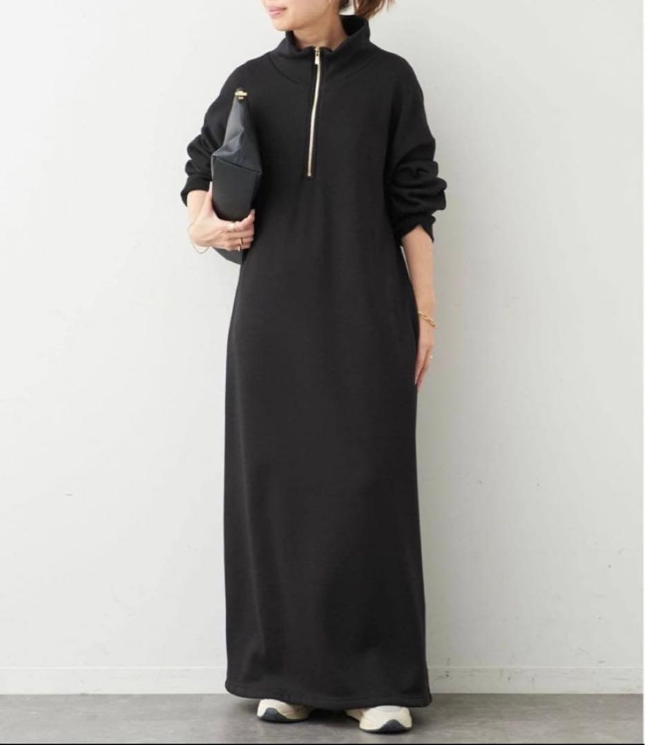 試着のみ　ドゥーズィエムクラス　2025AW Warm Zip Dress