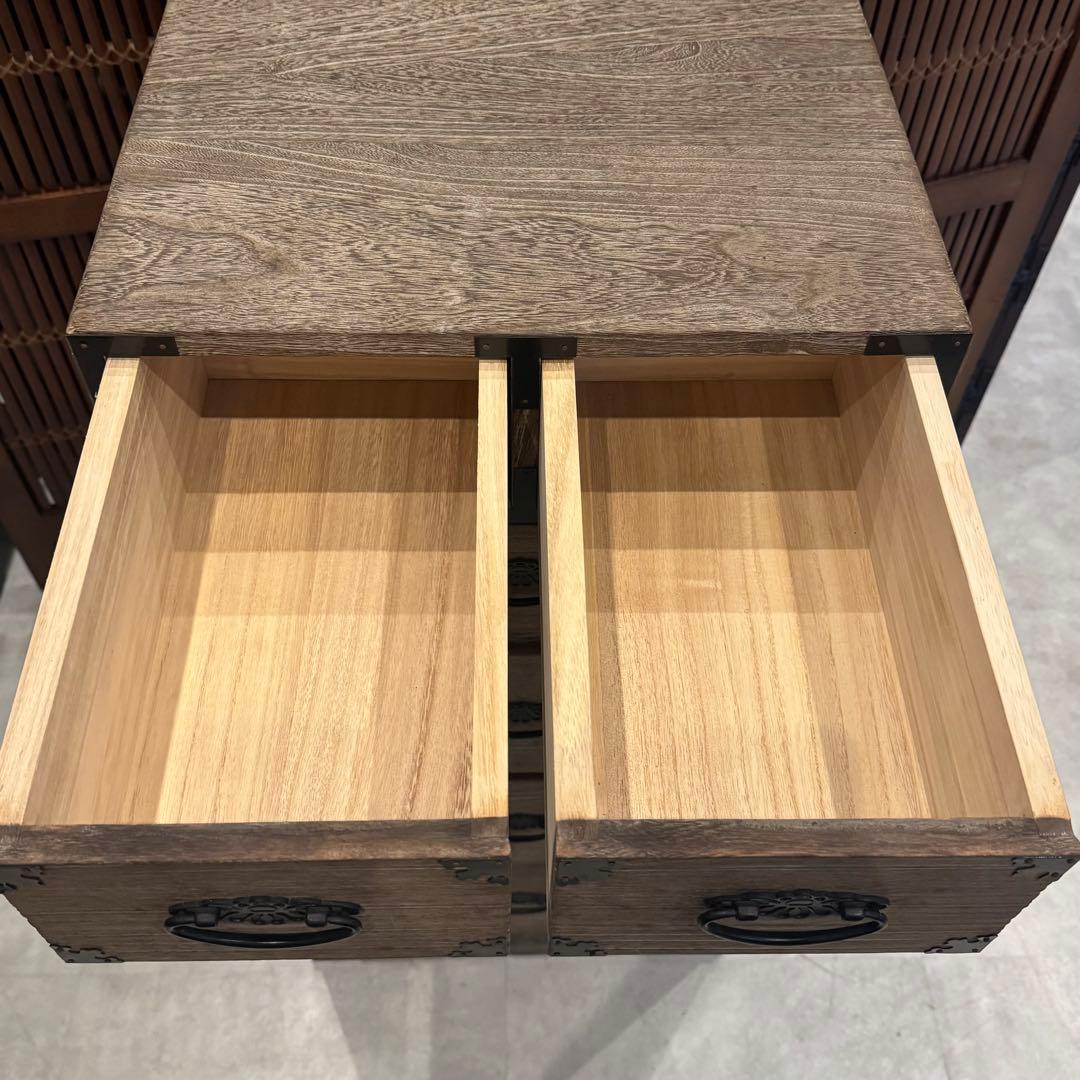 桐チェスト 5段6杯 民芸家具 展示のみ未使用品