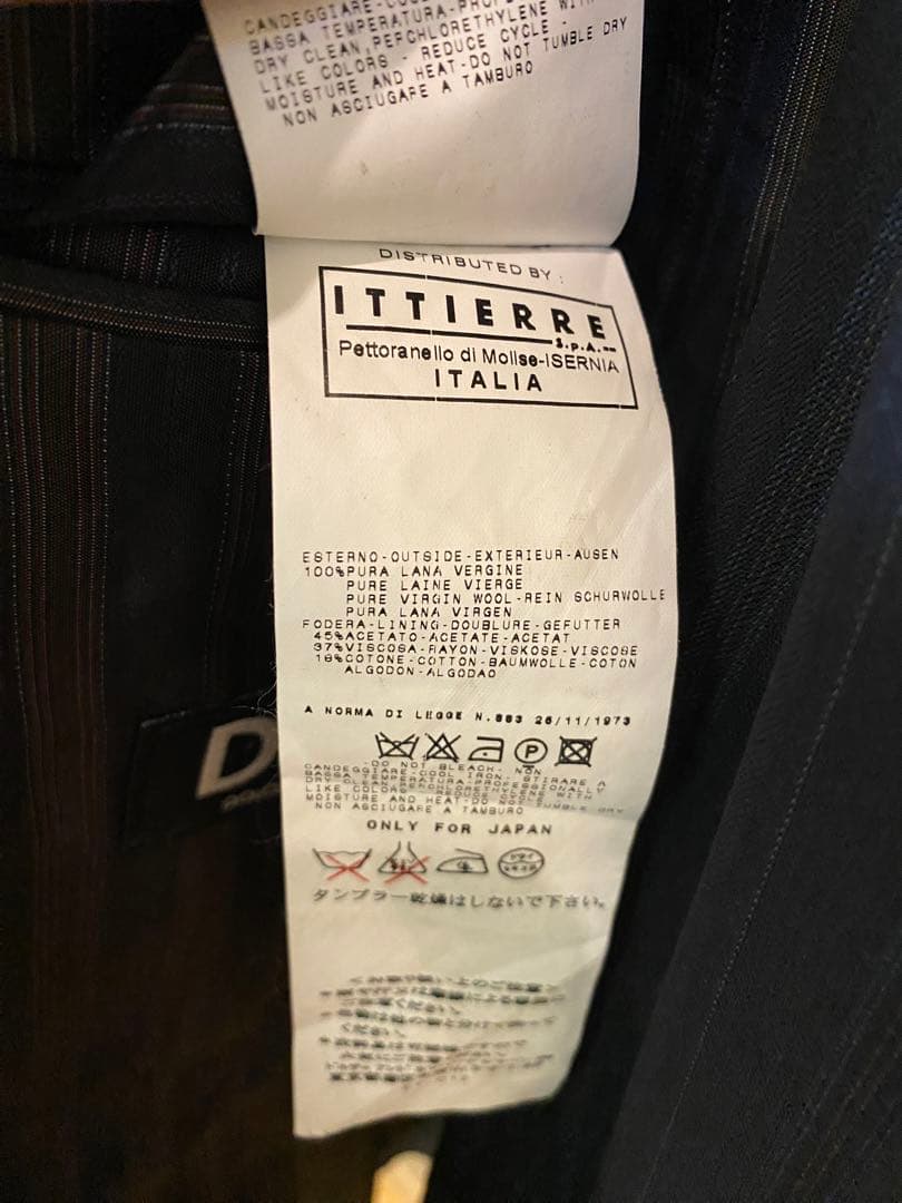 N*a様 美品D&G DOLCE&GABBANAドルガバ スーツ サイズ44ネイ