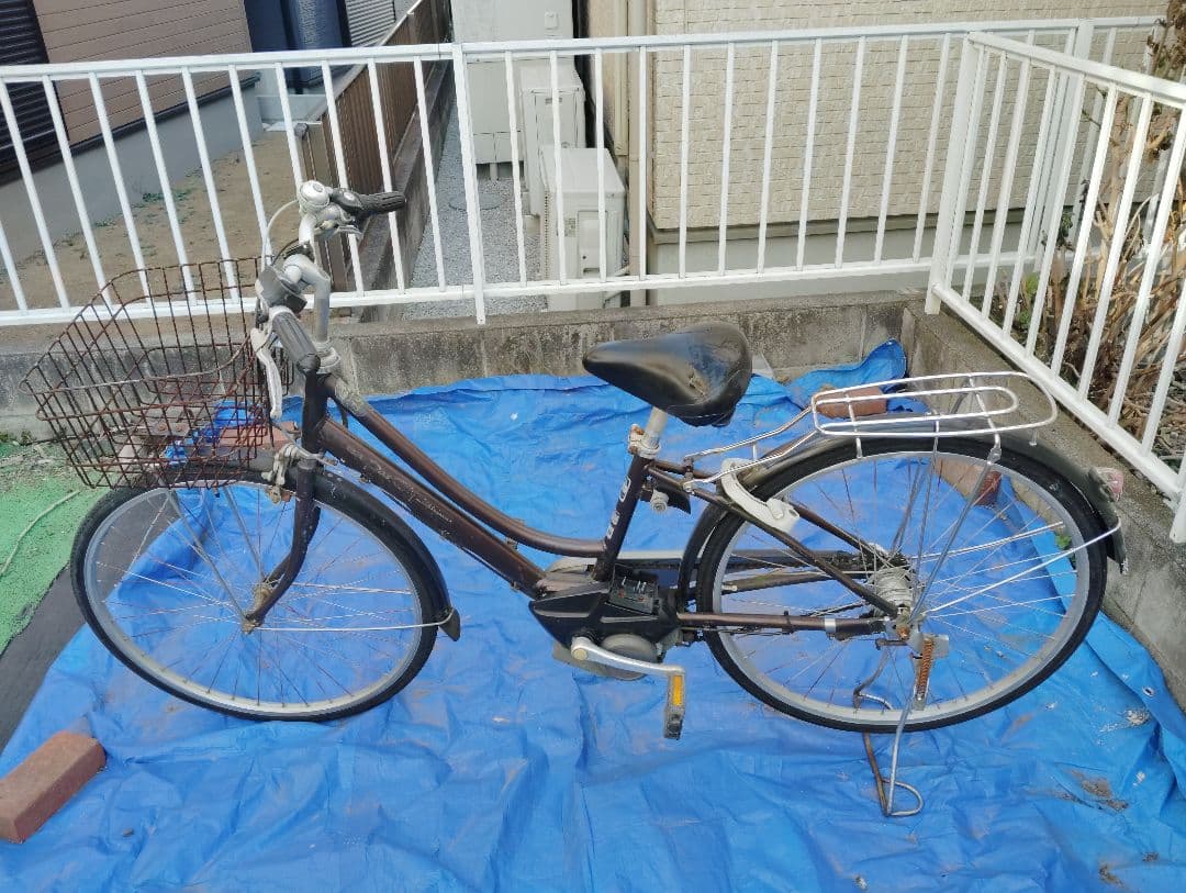 引取限定　YAMAHA　電動自転車　手入れ修理可能な方へ