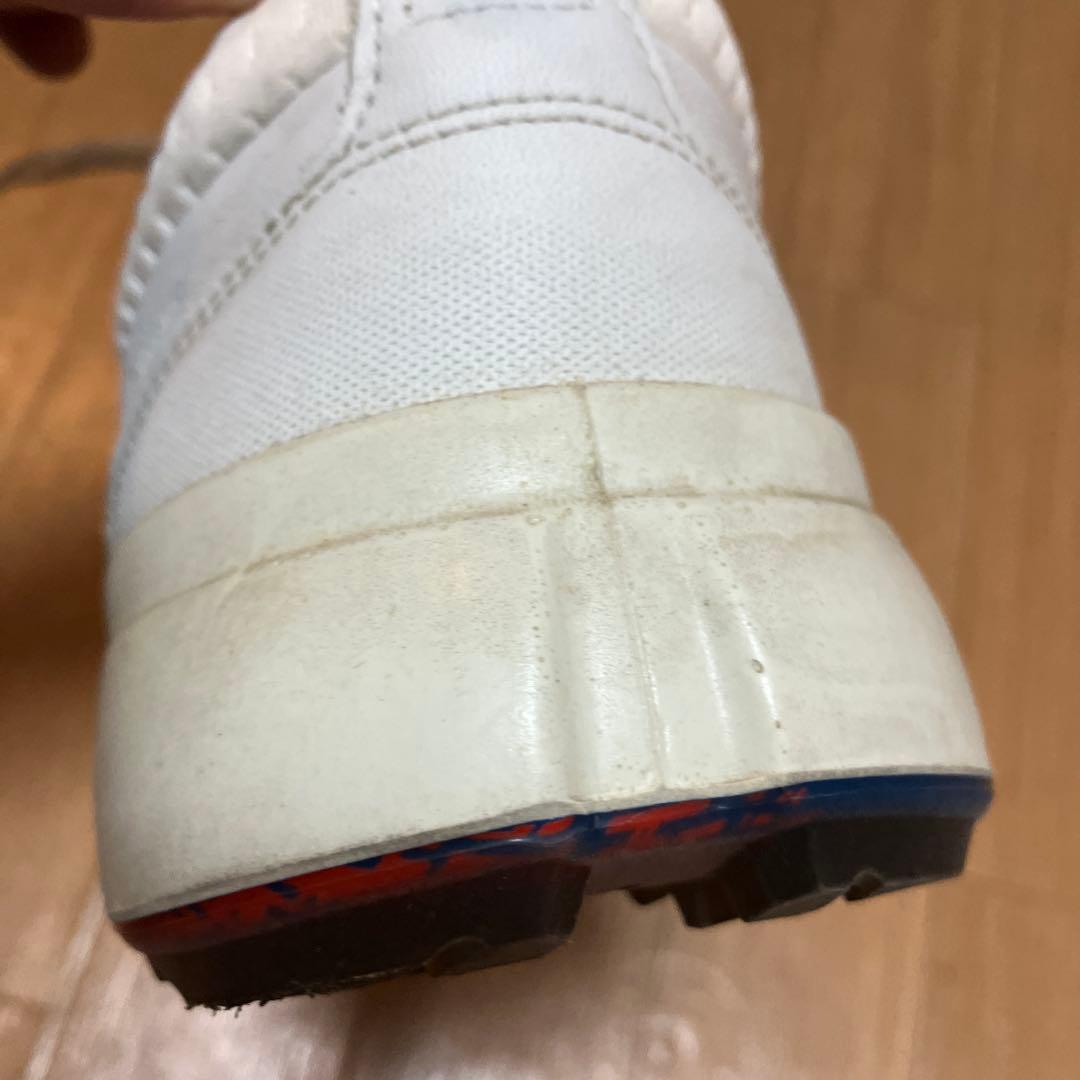 biom ホワイトレザーゴルフシューズ