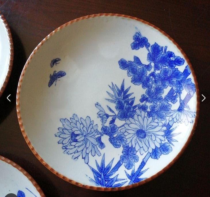 伊万里　染付大皿3枚まとめ売り　30.5～39cm　明治～大正期