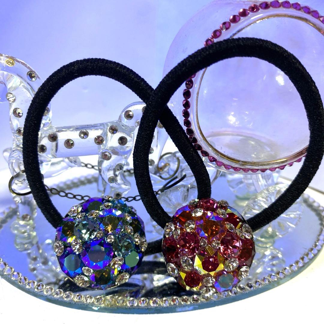 Maiさま❤️スワロフスキー　ヘアゴム❣️