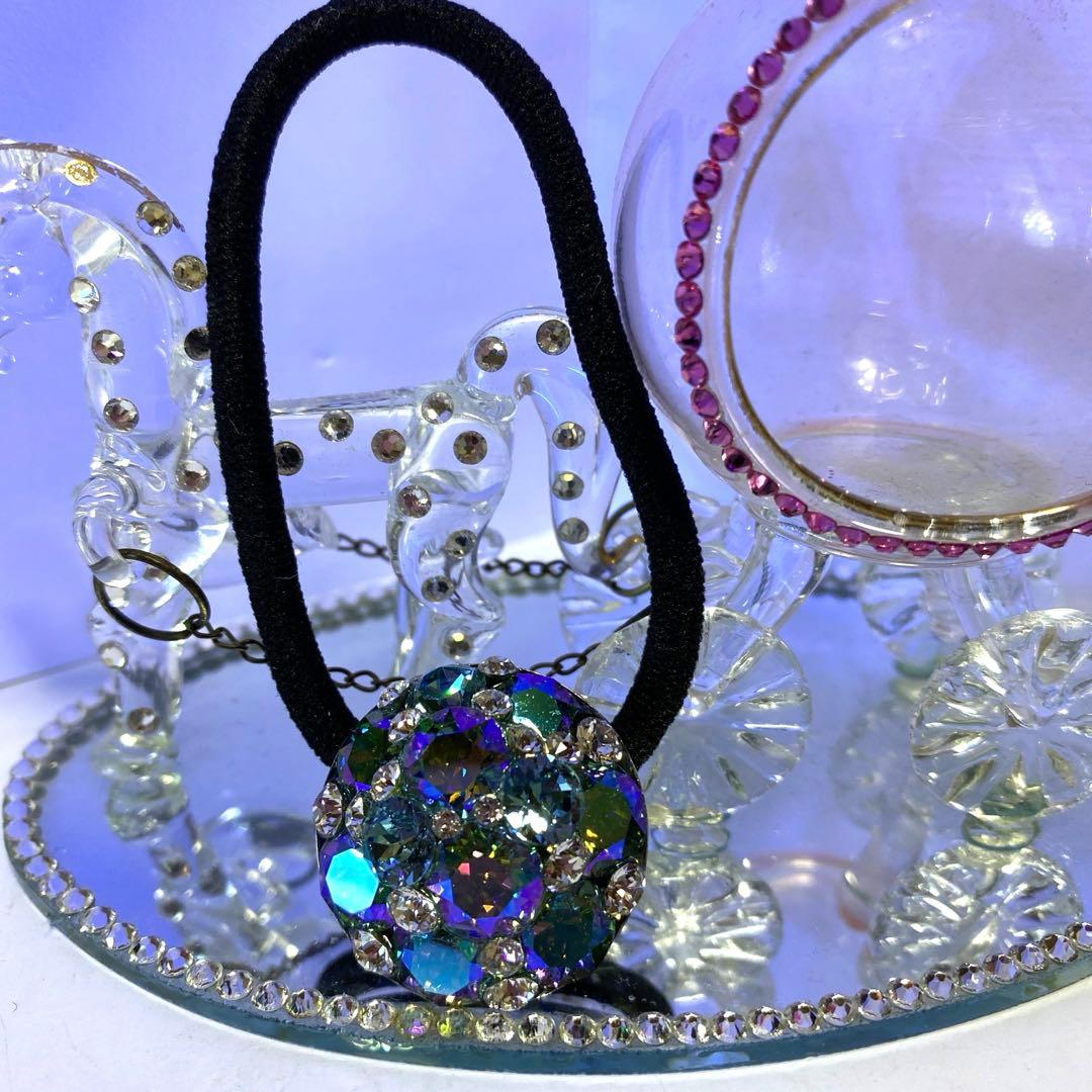 Maiさま❤️スワロフスキー　ヘアゴム❣️