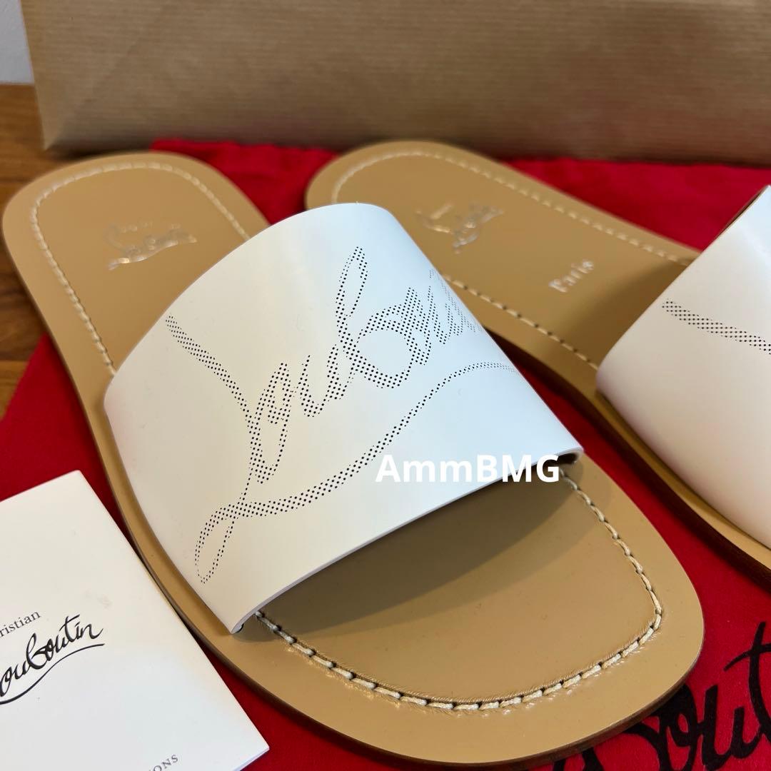 新品8万 クリスチャン ルブタン サンダル メンズ 40.5 26cm