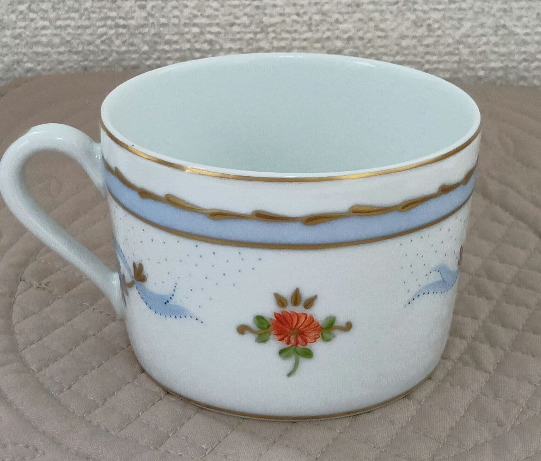 ロールセリニャック カップ＆ソーサー　ブルー