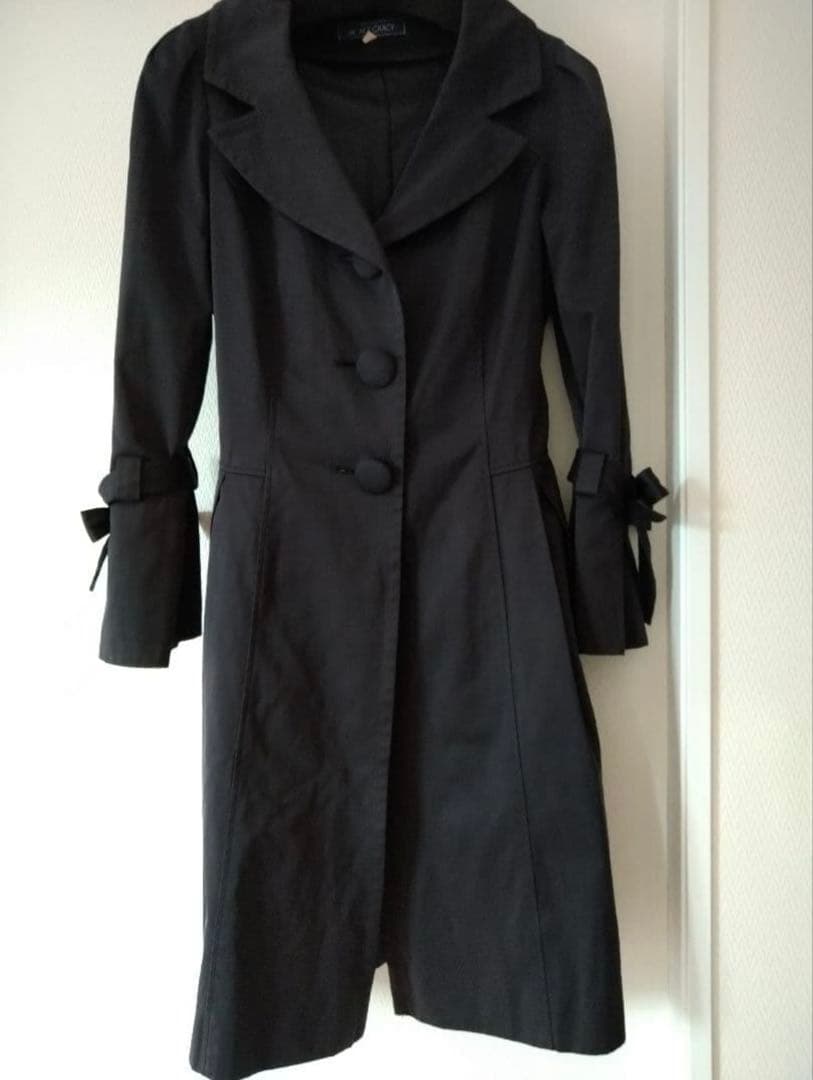 M's Gracy ブラック トレンチコート　定価7万