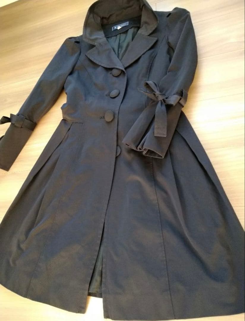 M's Gracy ブラック トレンチコート　定価7万