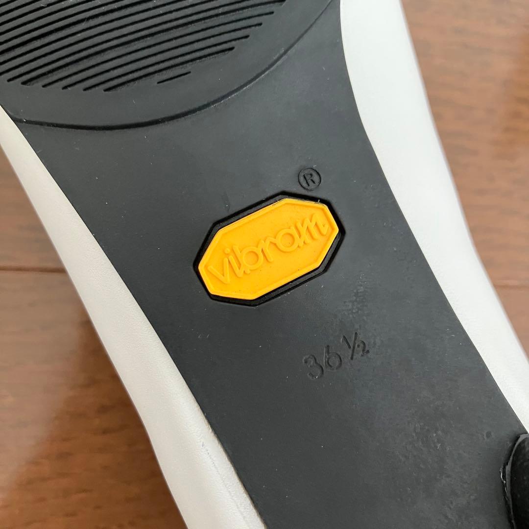 【新品】SHISEI シーセイ 定番 フラットシューズ　36.5 白 23.5