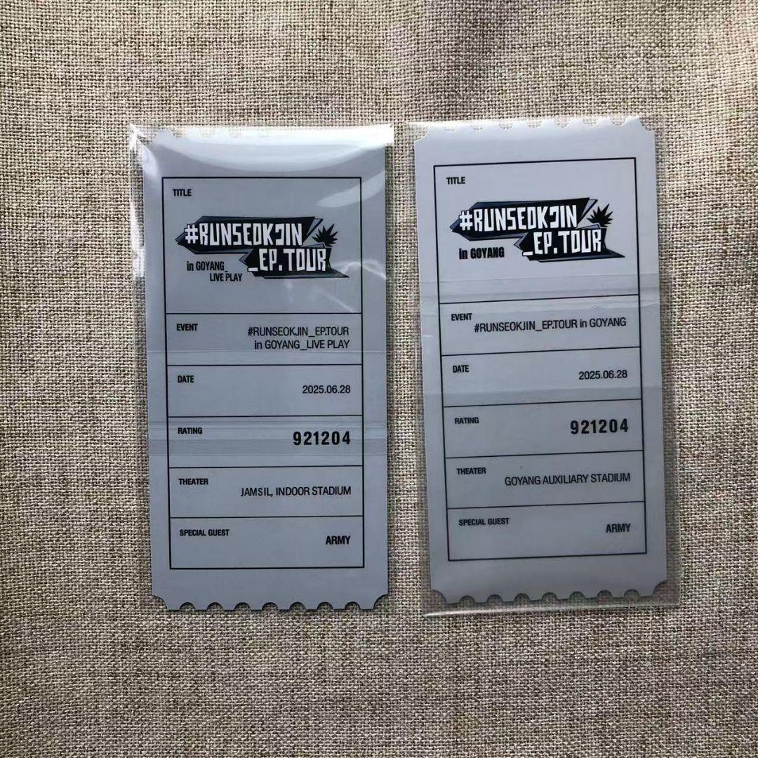 RUNSEOKJIN_EP.TOUR in GOYANG 6/28 トレカ 2種