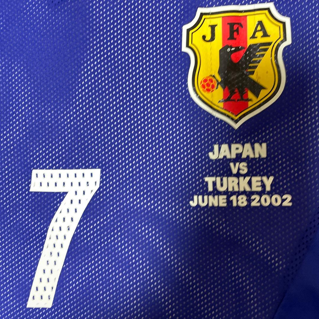 新品　レア2002 FIFAワールドカップ サッカー日本代表 中田英寿 ユニフォ