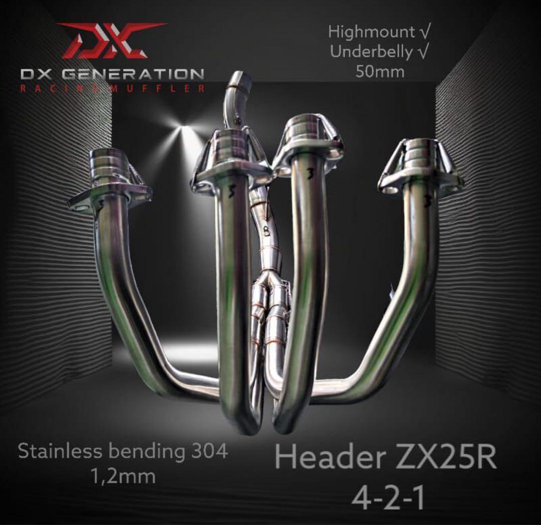 ZX25R/ZX25RR/ZX4RRマフラー　エキパイのみ