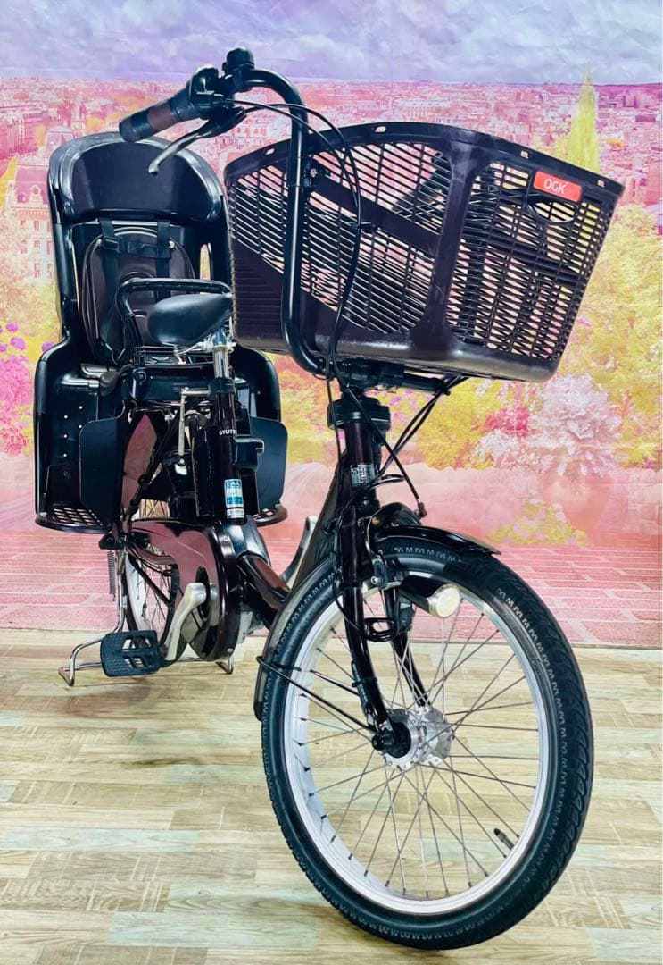 K2611 電動自転車パナソニック ギュット 子供乗せ 20インチ ブラウン