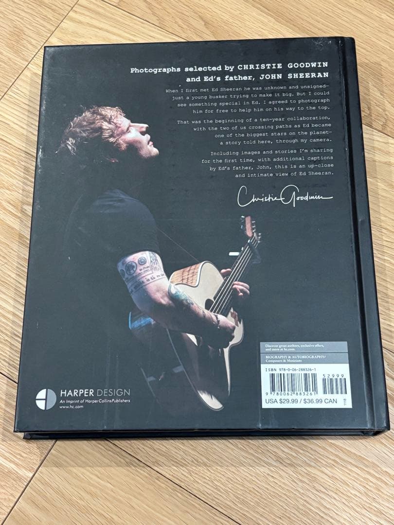 エドシーラン　写真集　Christie Goodwin 洋書