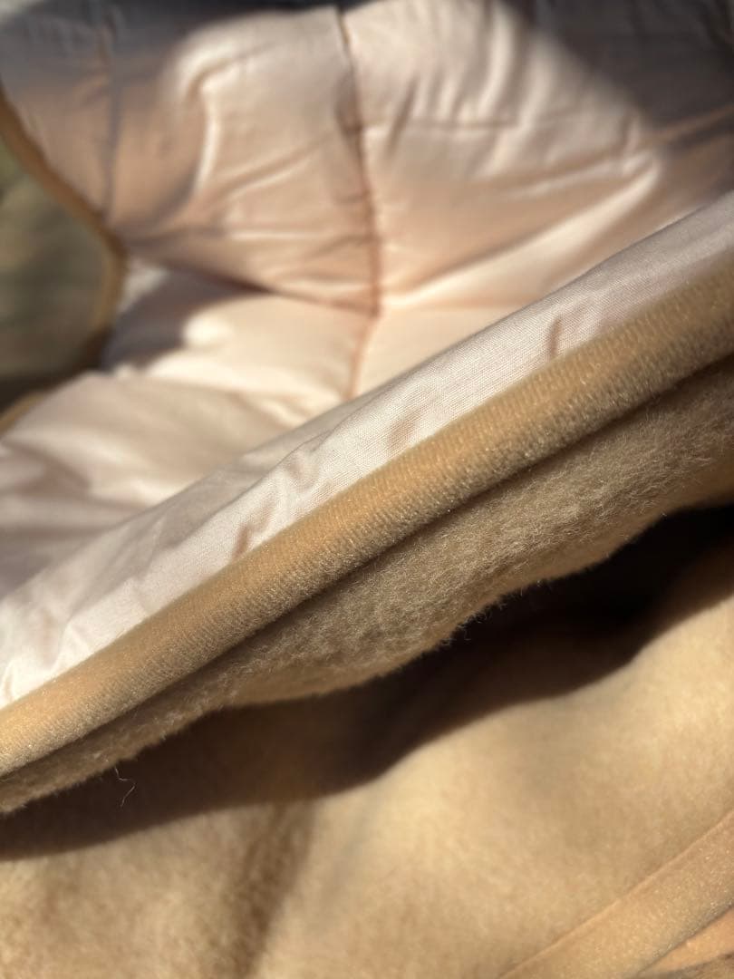 アルパカ＆ウール敷きパッド 140cm x 200cm