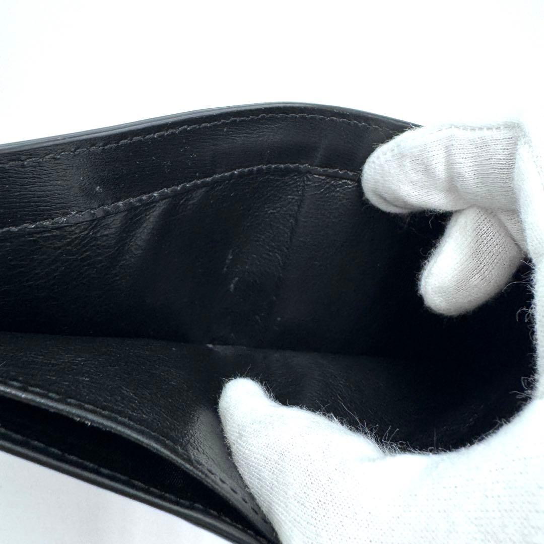 【超美品】サンローラン 二つ折り財布 小銭入れ付 YSL 610193 ブラック