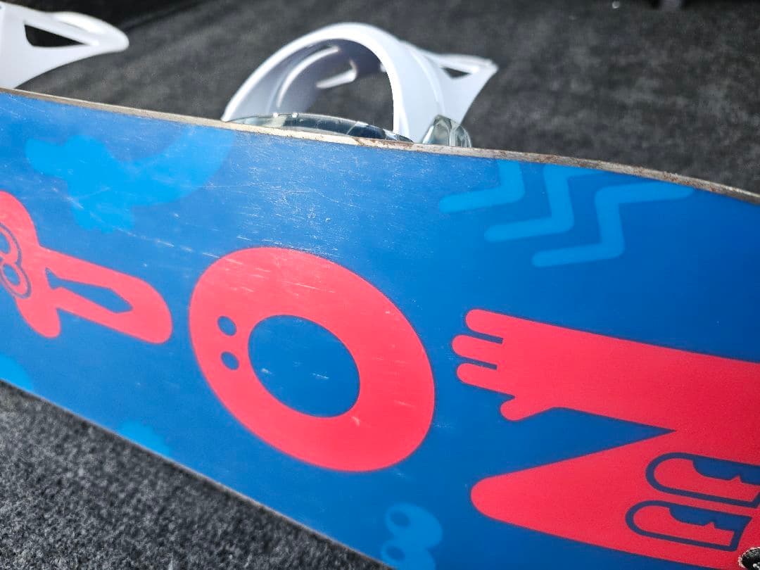 バートン　BURTON　キッズ スノーボード 80cm バインディング　3点