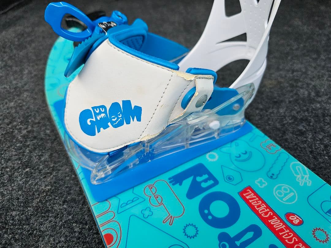 バートン　BURTON　キッズ スノーボード 80cm バインディング　3点