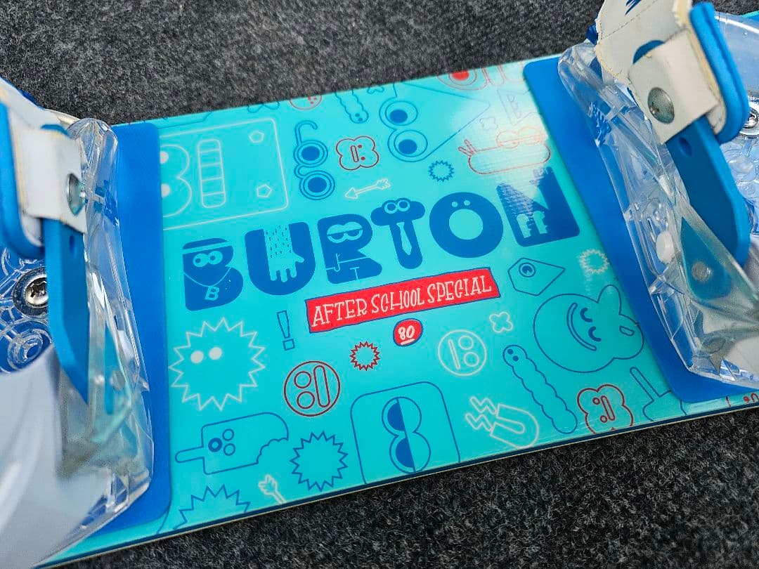 バートン　BURTON　キッズ スノーボード 80cm バインディング　3点