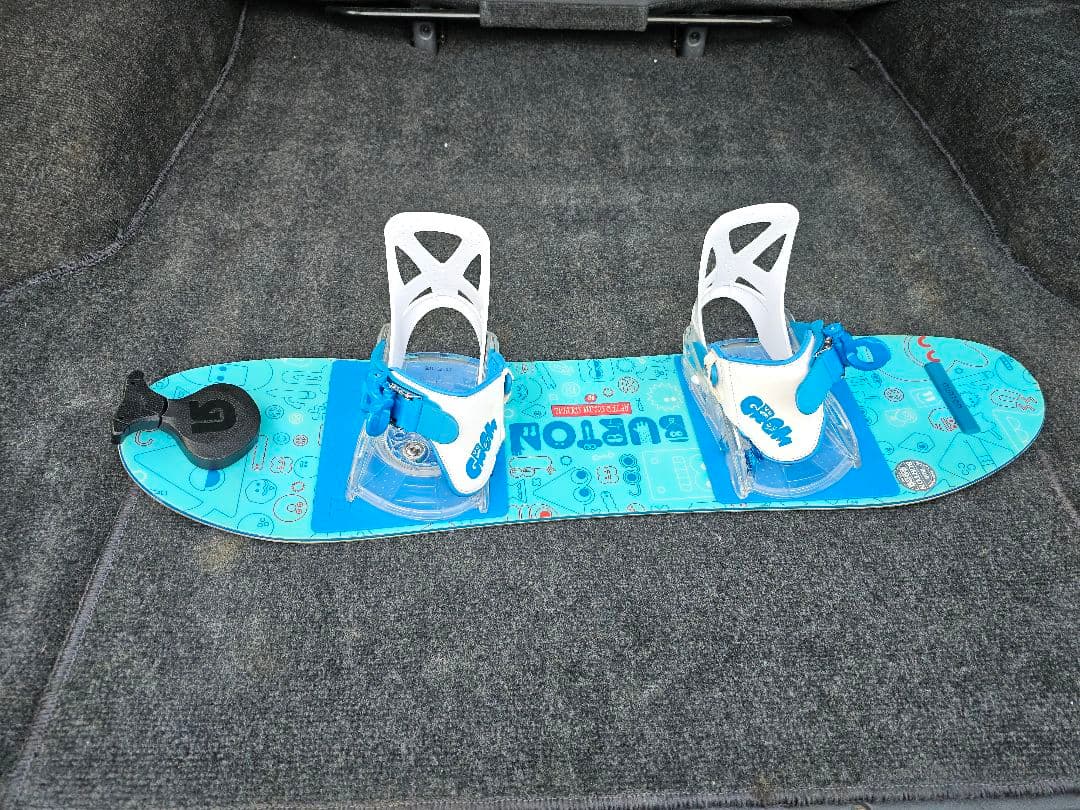 バートン　BURTON　キッズ スノーボード 80cm バインディング　3点