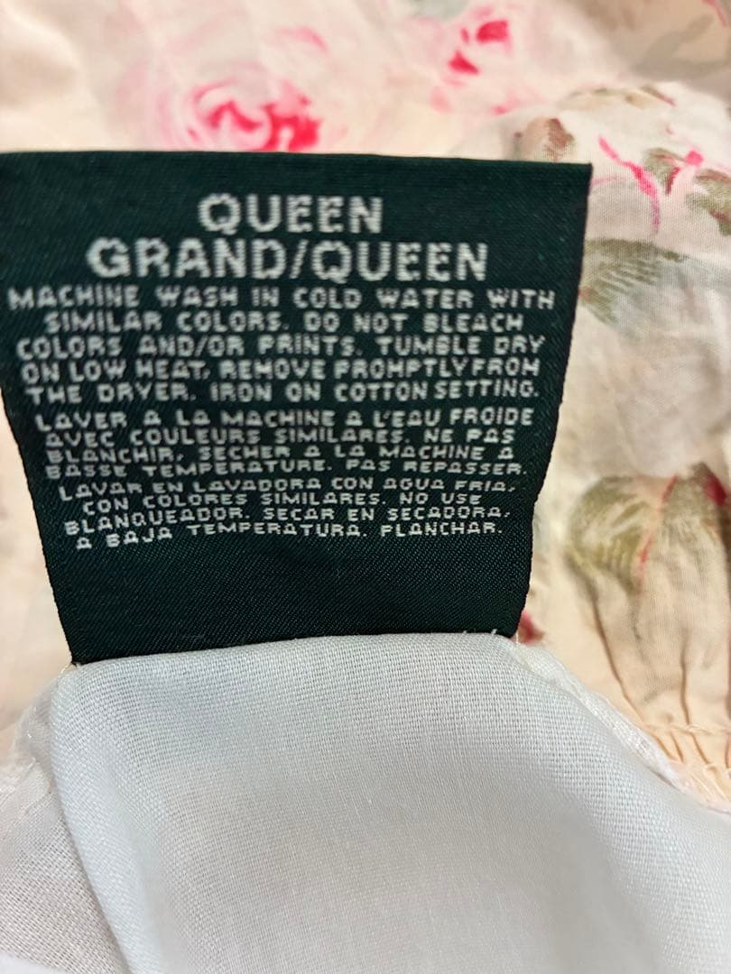 カフカ最終値下げ！ラルフローレン寝具クィーンサイズ掛け布団カバー