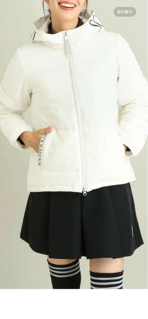 ソルソレイユ　2way中綿ジャケット