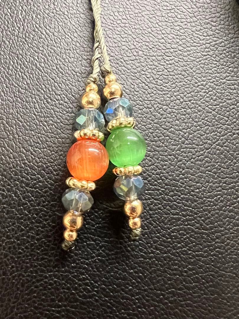 【handmade_Luna】マクラメ× アベンチュリン ユナカイト ネックレス