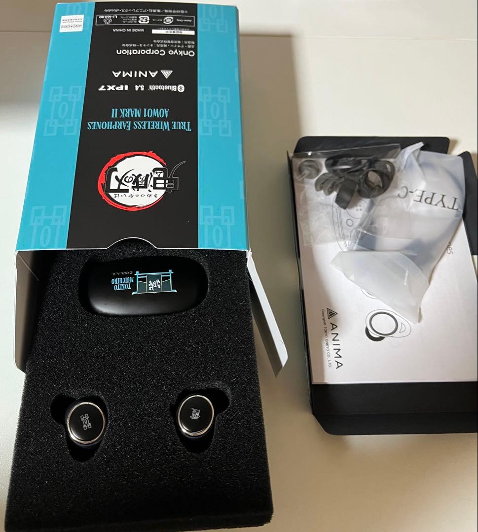 鬼滅の刃 コラボ 時透無一郎モデル AOW01 MARKⅡ ワイヤレスイヤホン