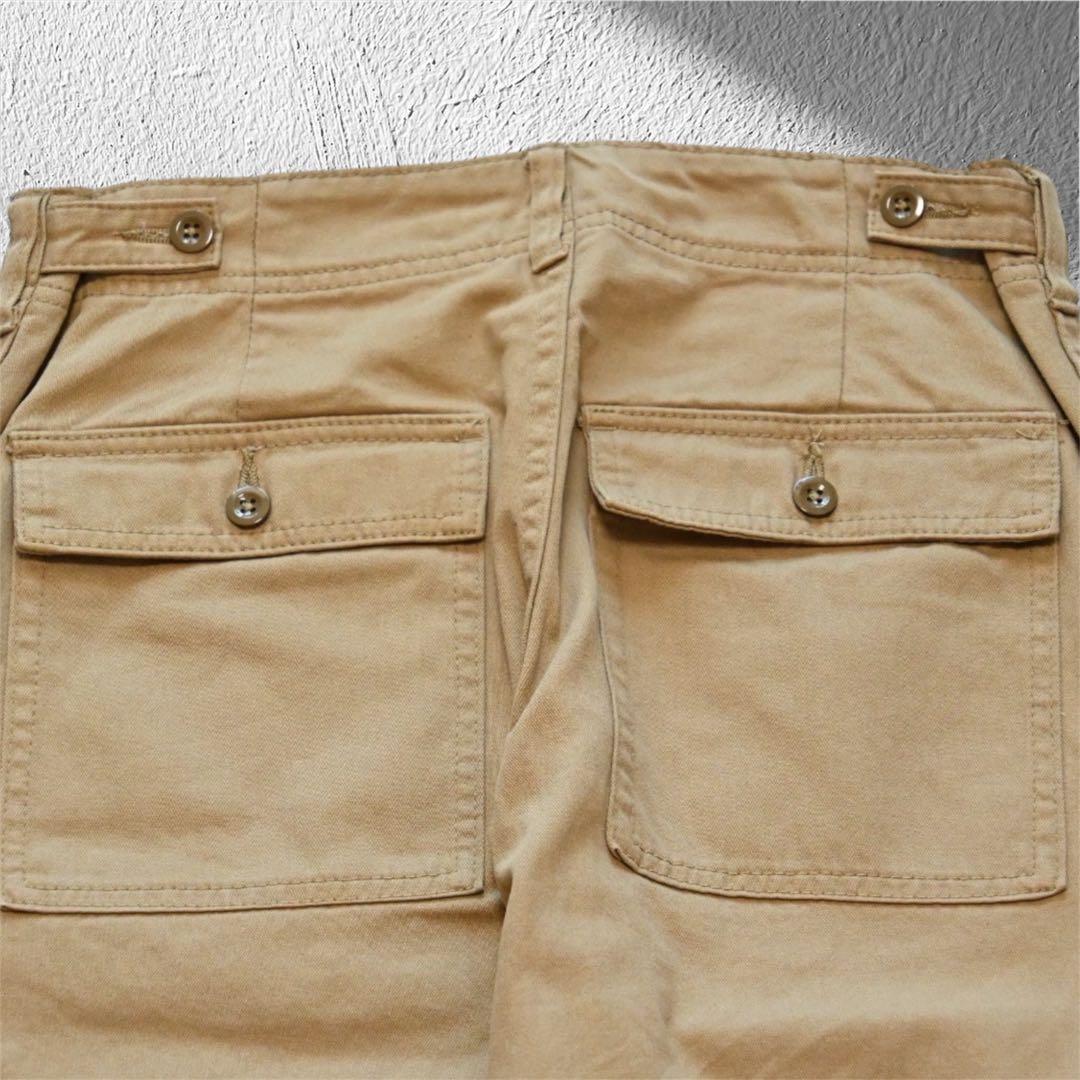 【未使用級】スピックアンドスパン ルーズ ベイカー パンツ ベージュ 38