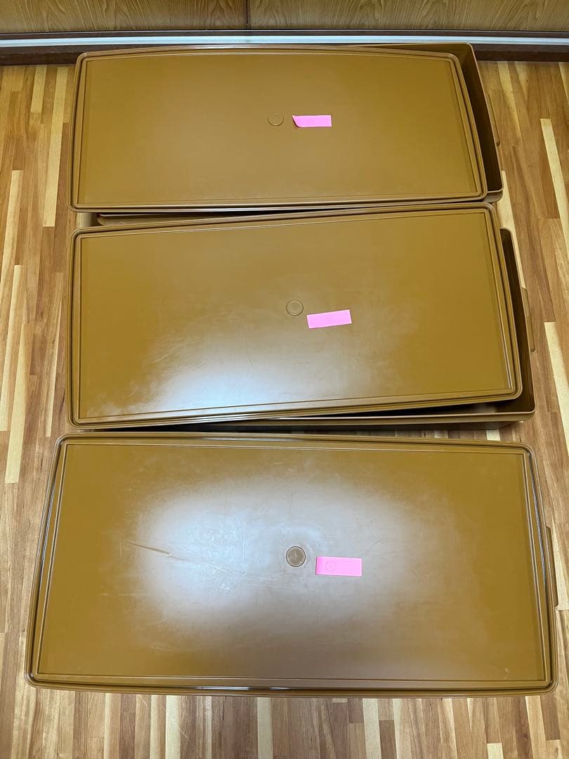 5個セット Tupperware タッパーウエア　ロングスーパーケース