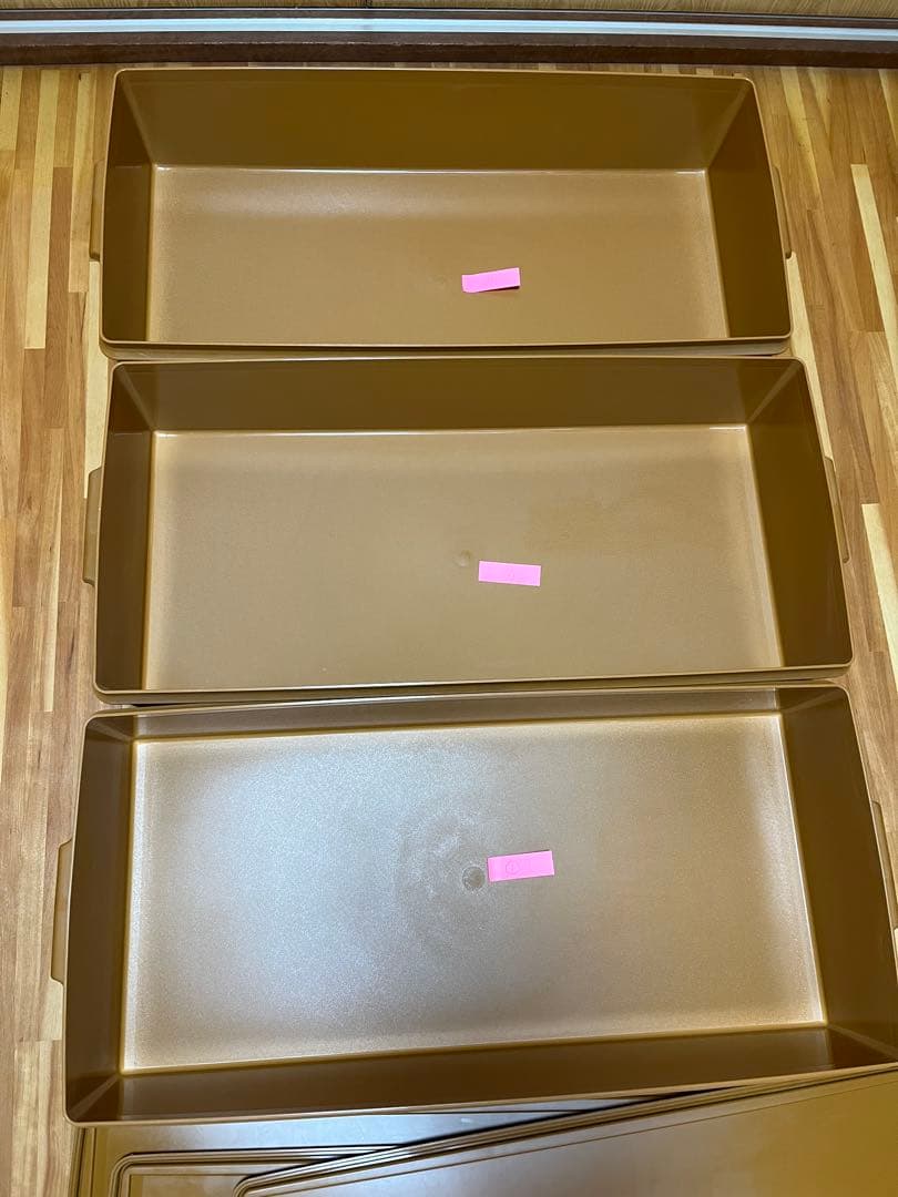 5個セット Tupperware タッパーウエア　ロングスーパーケース