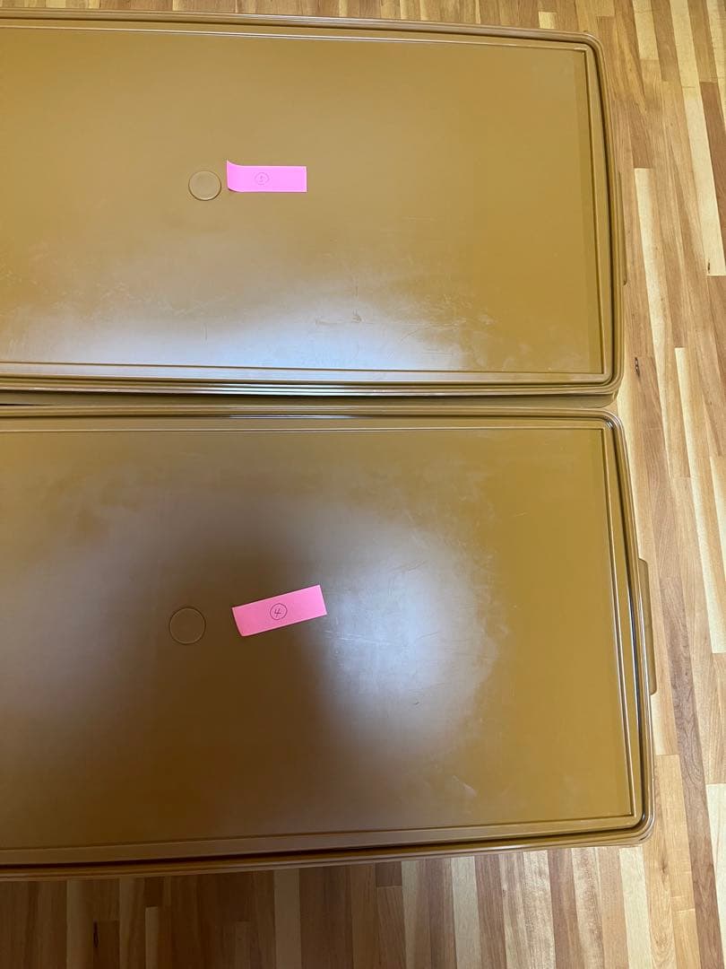 5個セット Tupperware タッパーウエア　ロングスーパーケース