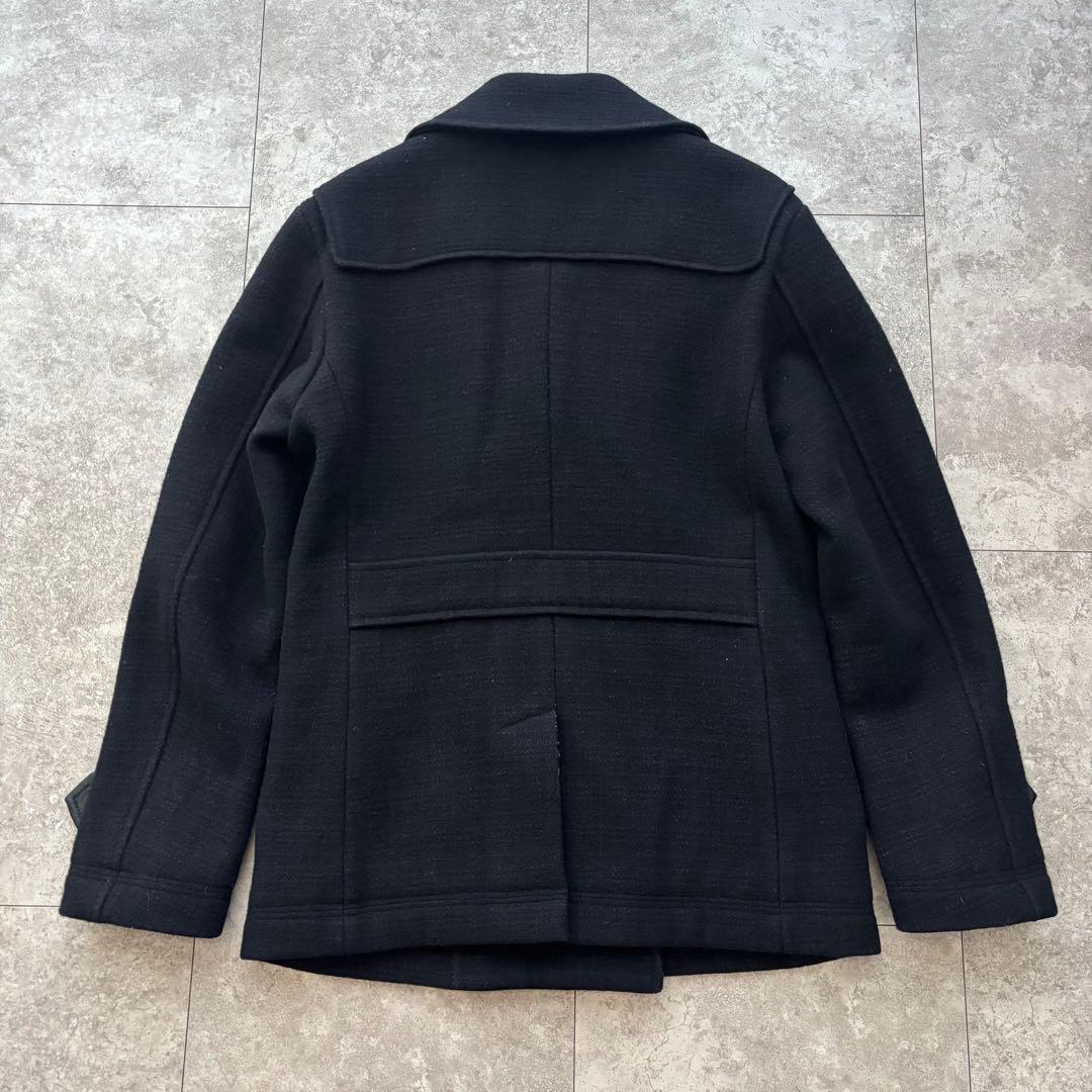 【美品】BURBERRY BLACK LABEL ピーコート ネイビー ウール