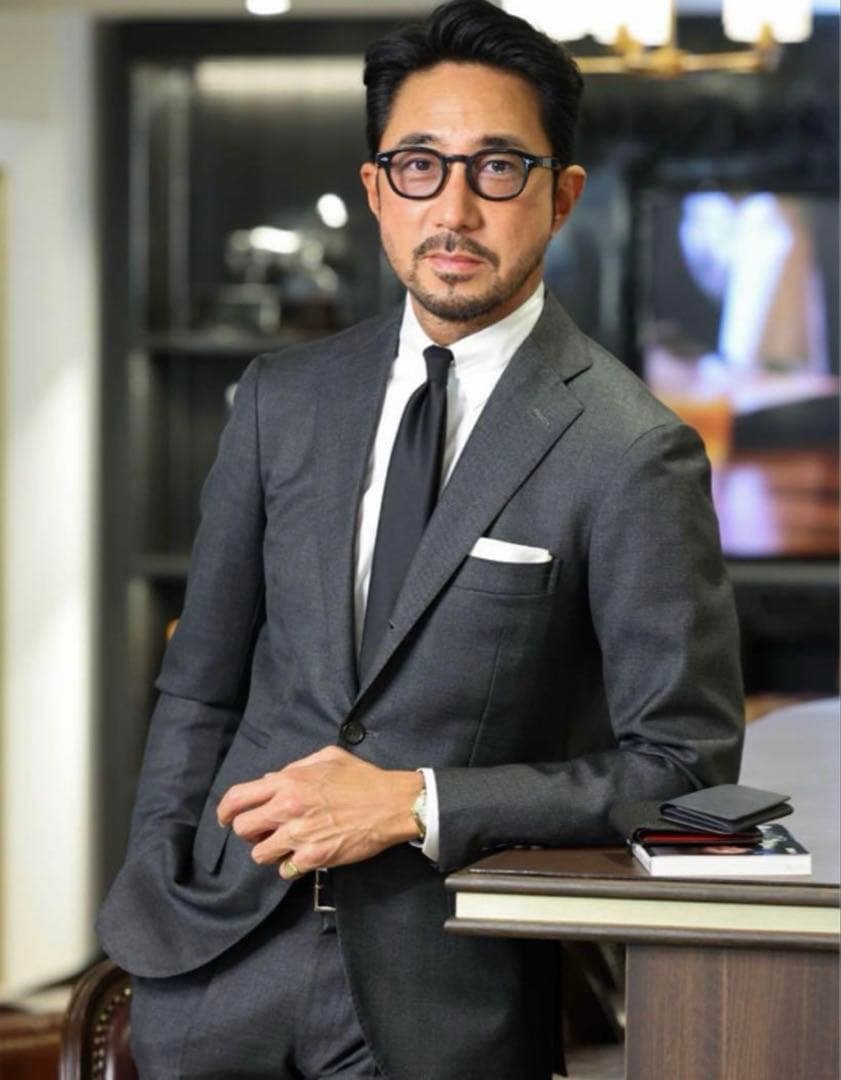 【新品未使用】 ストラスブルゴ 高級 ウール セットアップ スーツ　サイズ46