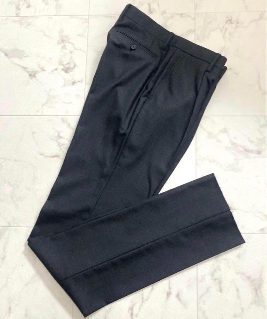 【新品未使用】 ストラスブルゴ 高級 ウール セットアップ スーツ　サイズ46