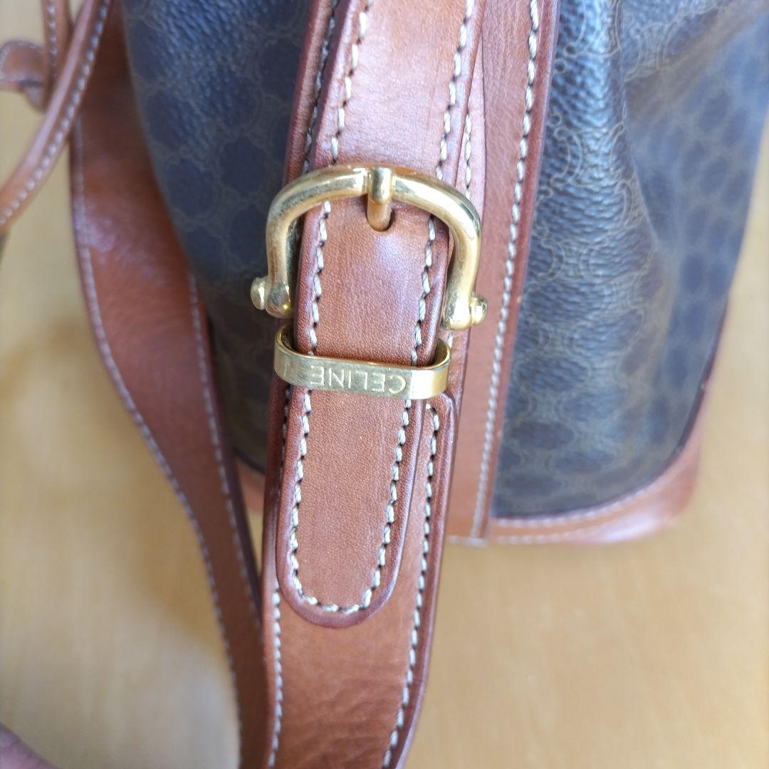 CELINE セリーヌマカダムバケットバッグ