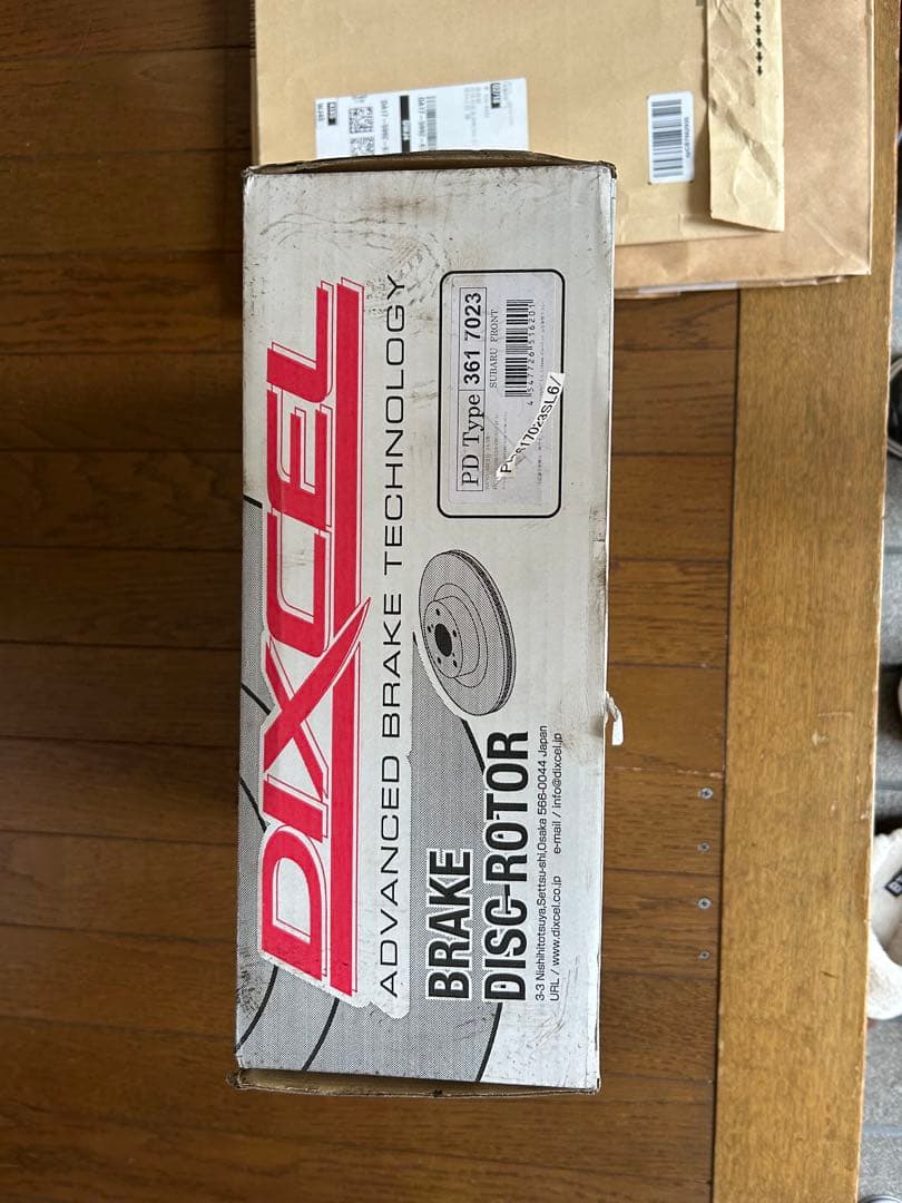 WRX STI GVB デュクセルスリットブレーキローター(フロント)