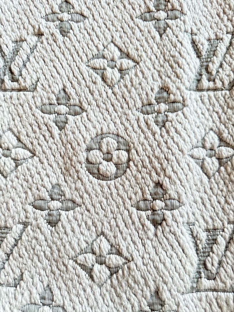 ルイ・ヴィトン グレー ニットマフラー