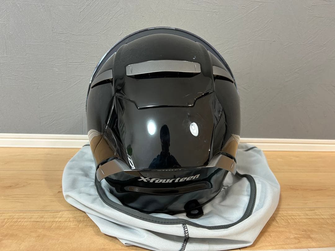 SHOEI フルフェイスヘルメットX-Fourteen ブラック ミラーシールド