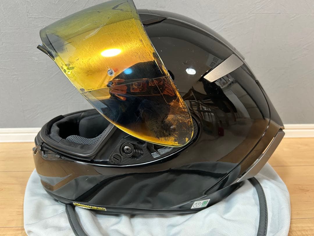 SHOEI フルフェイスヘルメットX-Fourteen ブラック ミラーシールド