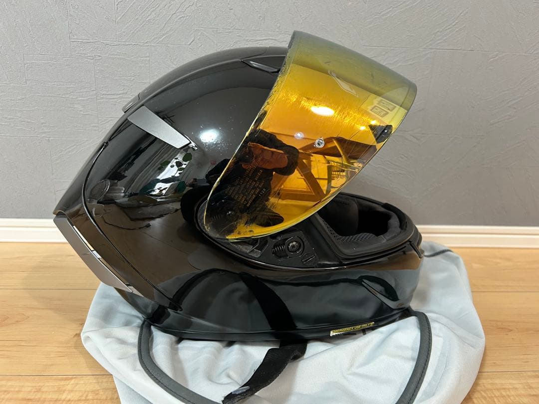 SHOEI フルフェイスヘルメットX-Fourteen ブラック ミラーシールド