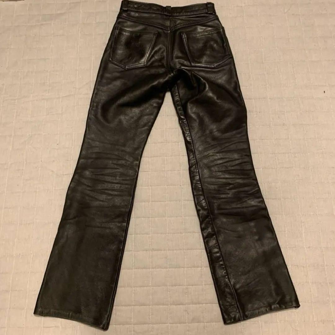 Schott Perfecto レザーパンツ ブーツカット　サイズ28