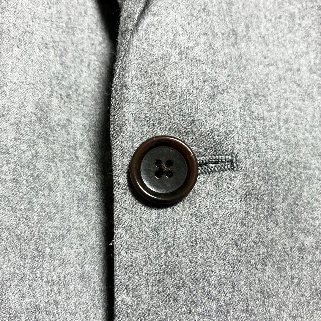 【美品】J.CREW☆カノニコ☆ウールジャケット☆ライトグレー☆フランネル生地☆