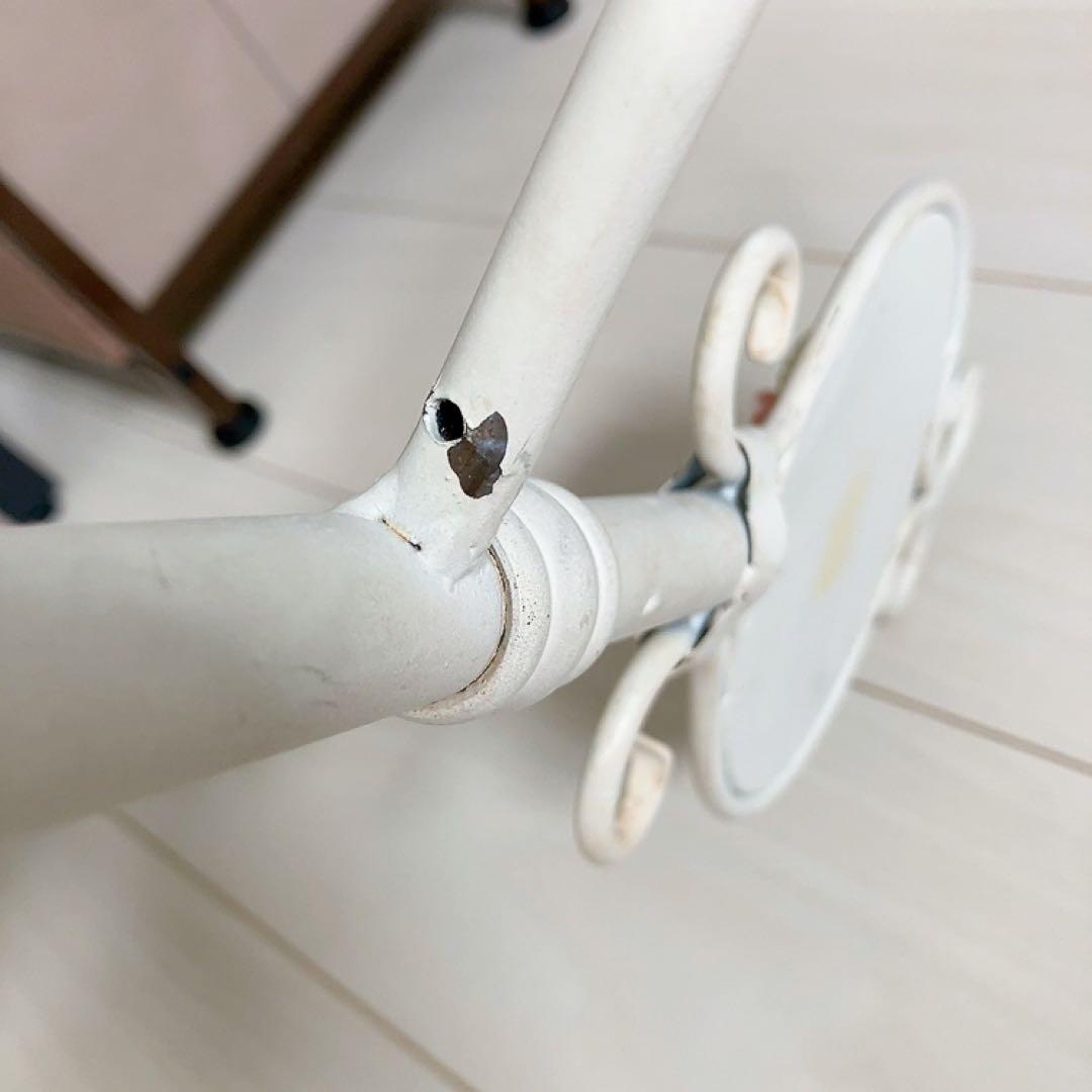 【専用】アンティーク調 アイアン製ポールハンガー、オットマン2点おまとめ