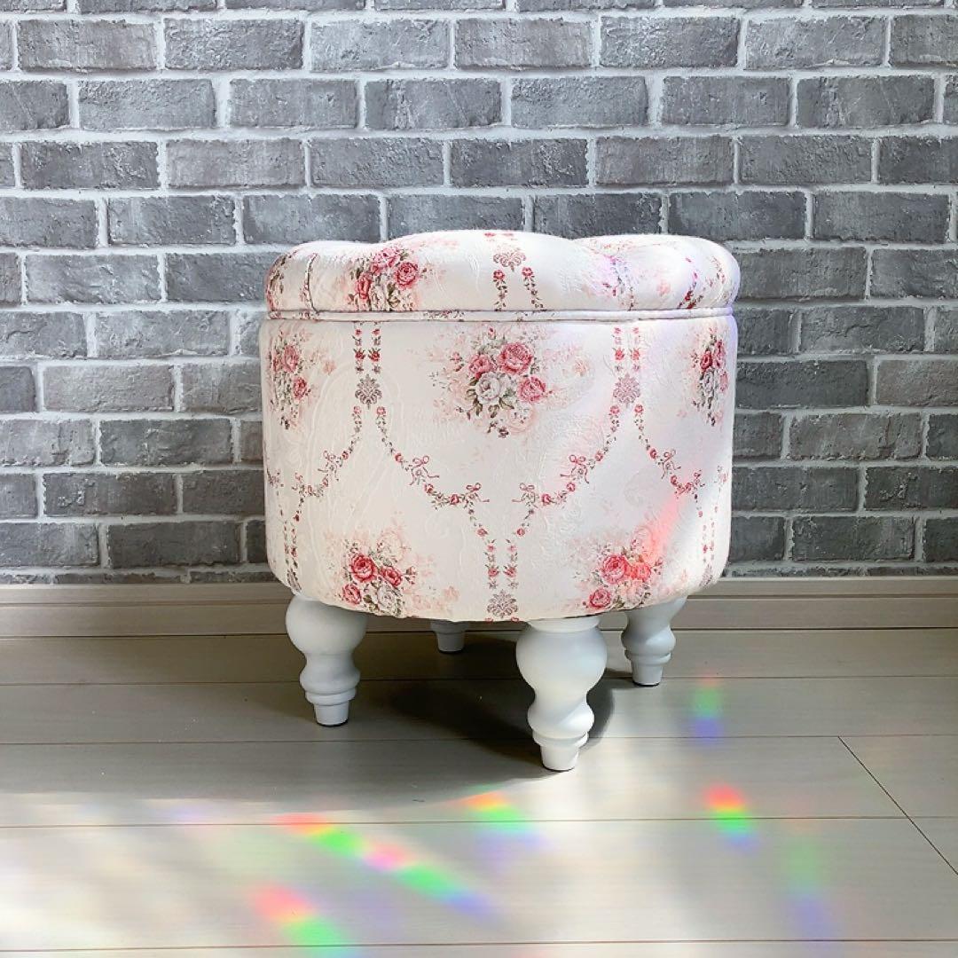 【専用】アンティーク調 アイアン製ポールハンガー、オットマン2点おまとめ