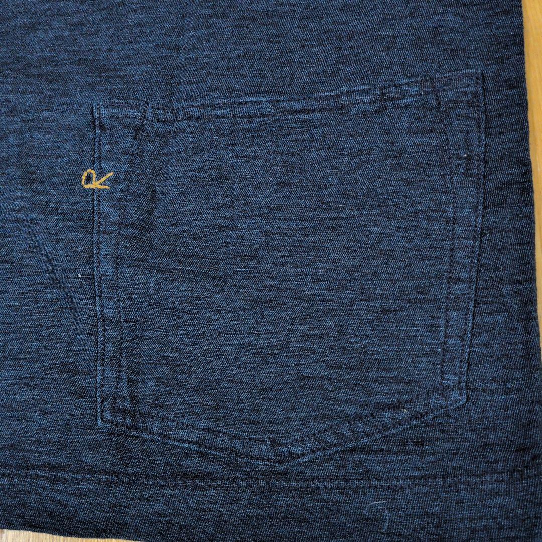 未使用タグ付　45rpm　インディゴオーシャンTシャツ