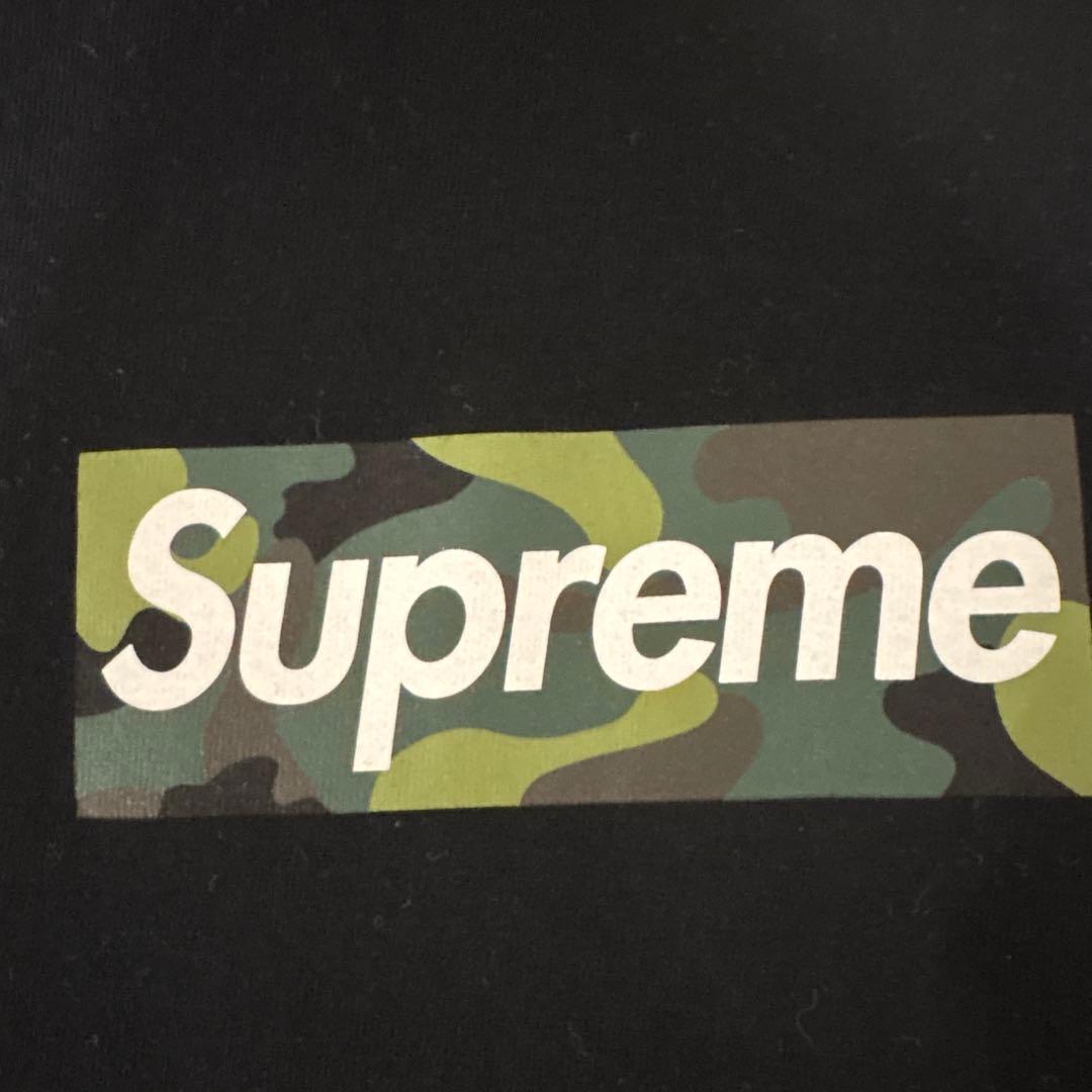 Supreme カモフラージュロゴ Tシャツ Lサイズ