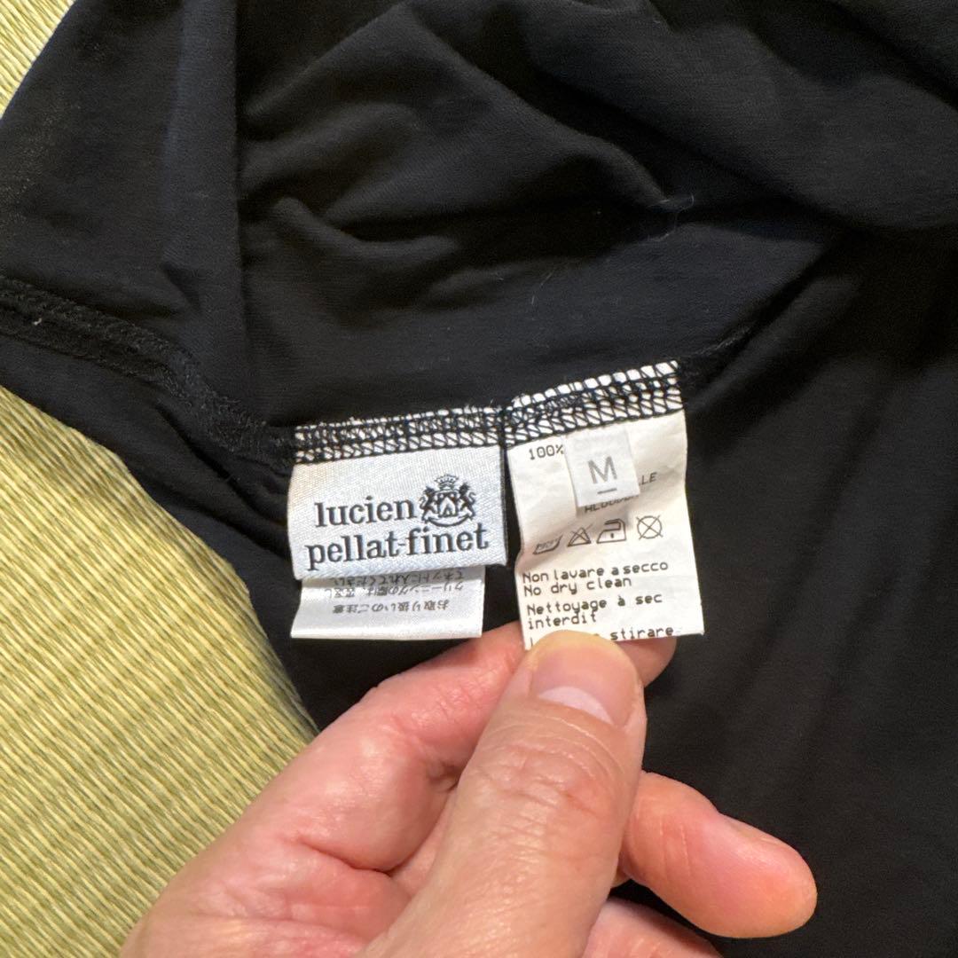 ルシアンペラフィネ 迷彩バンダナスカル スワロ クリスタル ロングTシャツM美品