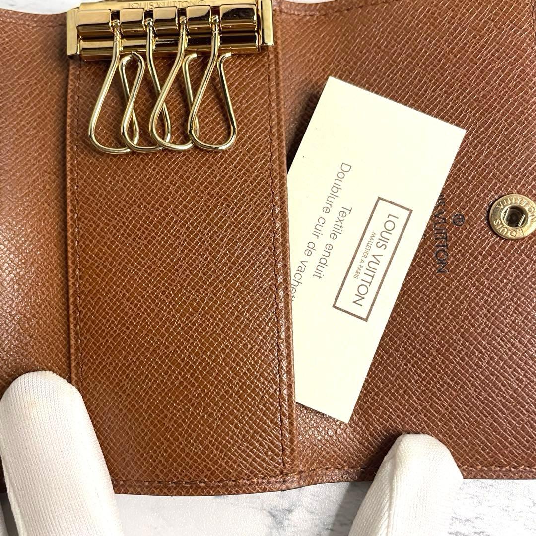 ❣️極美品❣️箱布袋付❣️LOUIS VUITTON❣️４連キーケース❣️紙袋おまけ付❣️